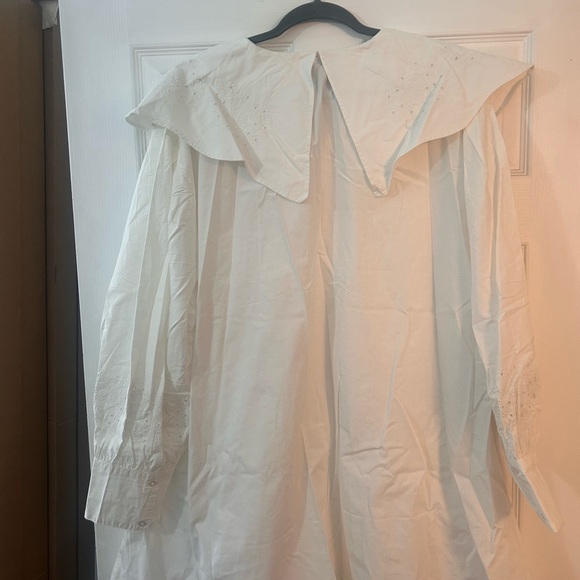 Damson Madder Mimi mini dress off-white Broderick NWT - Picture 6 of 9